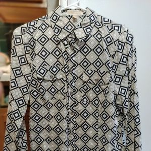 Michael Kors Size M Long sleeve blouse